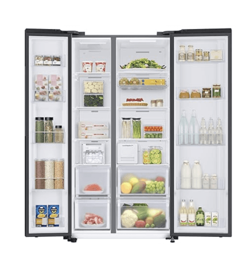 Samsung 644L WI-FI Enabled SmartThings Side By Side Inverter Refrigerator (RS76CG8133B1HL, Black DOI) - Image 3